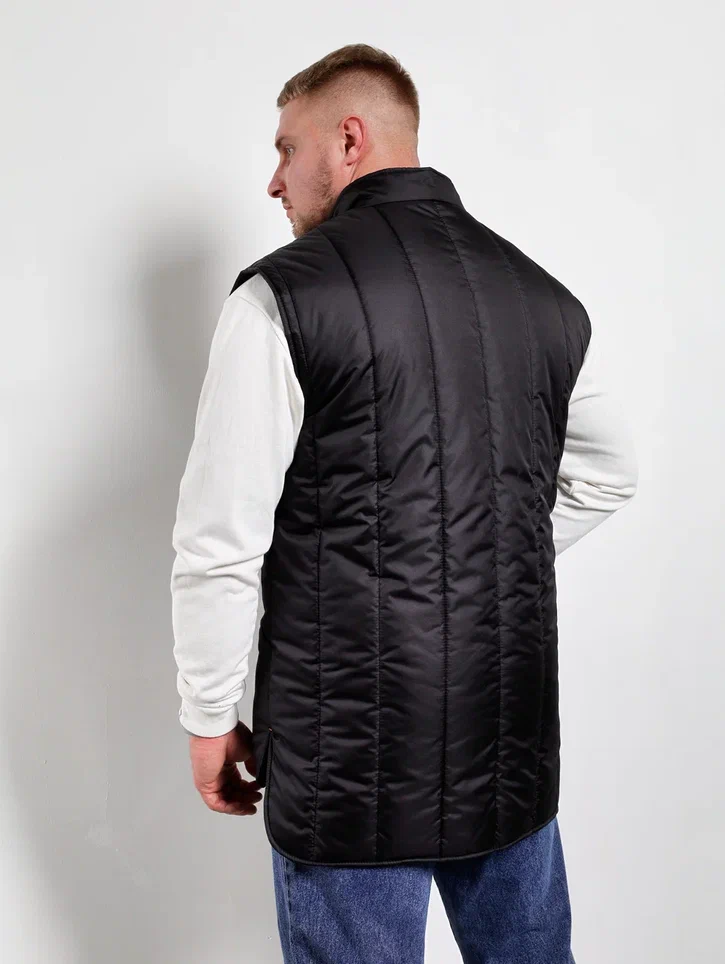 Жилет утепленный черный "Дюспа"
